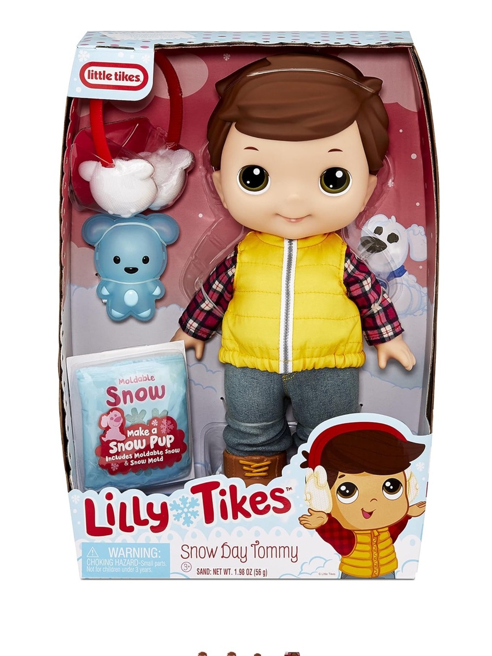 Lilly Tikes Snow Day Tommy Doll - Yellow Vest